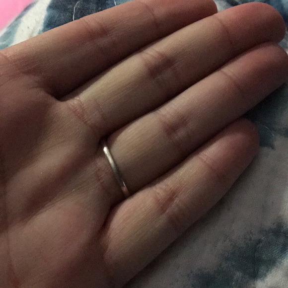 Sterling silver blue ring - Picture 2 of 4